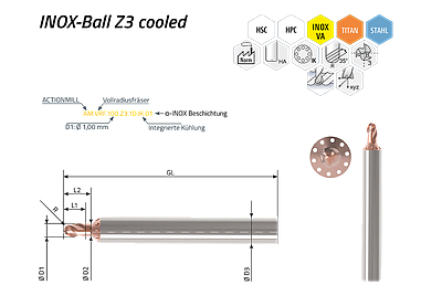 ACTIONMILL INOX-Ball Z3 cooled — Ansicht 1