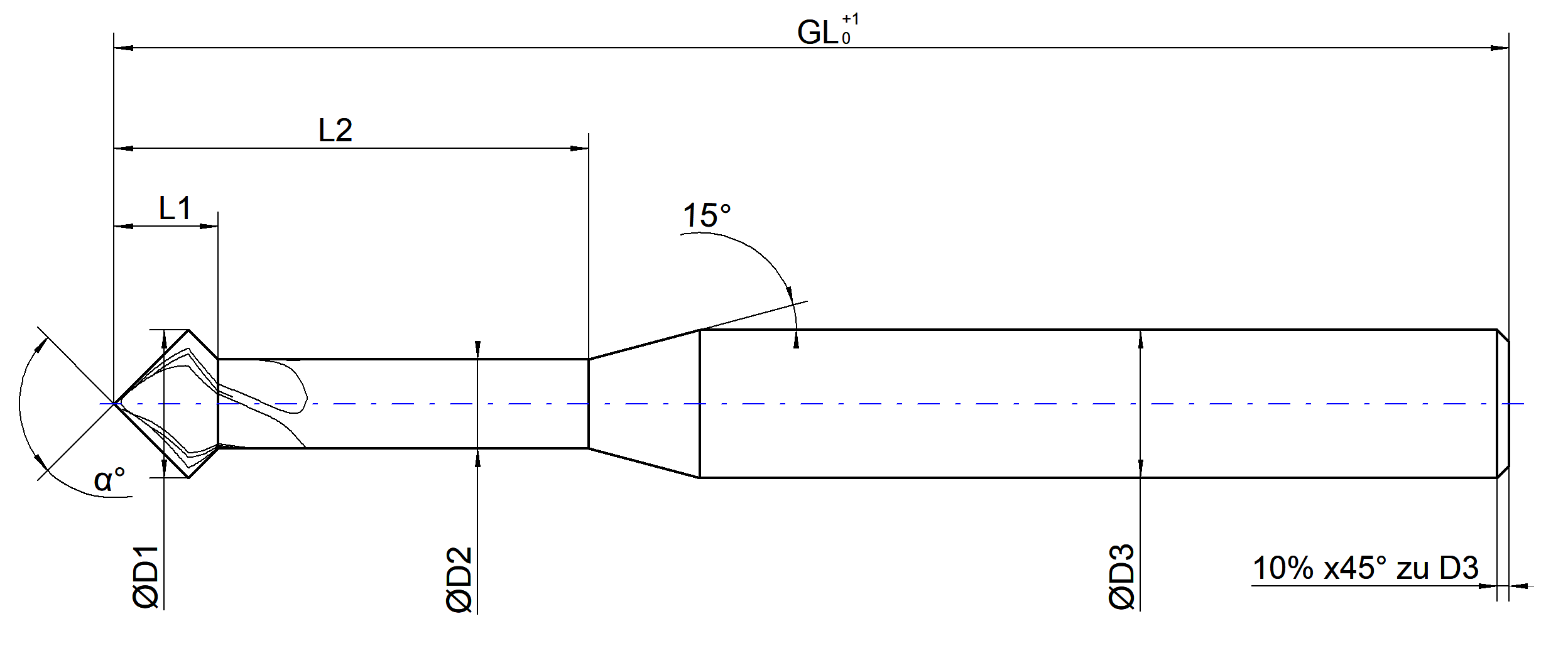 TARGETMILL Double-Chamfer — Ansicht 3